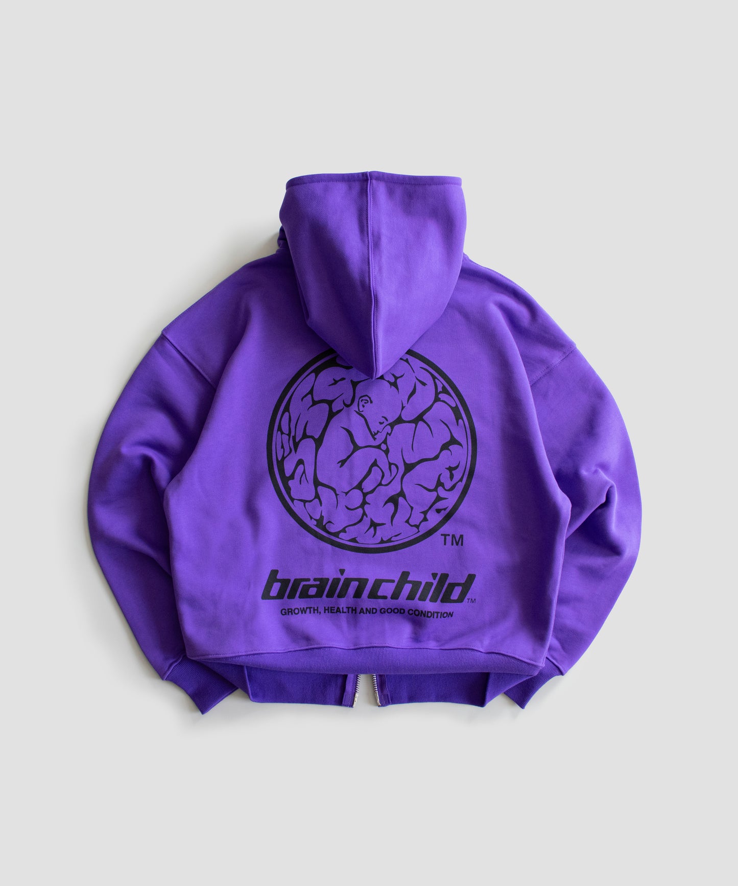 Logo Zip Hood - PURP