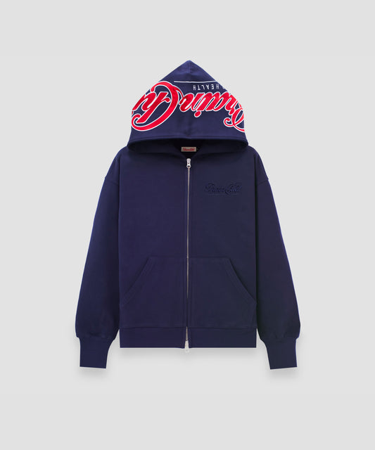 Zip Hood - NVY-RED
