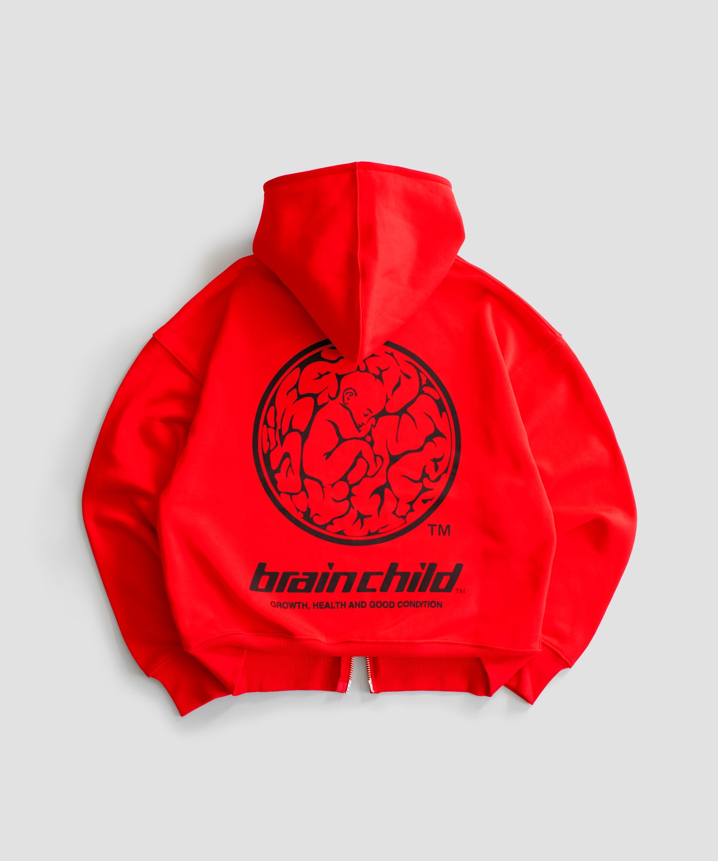 Logo Zip Hood - RED