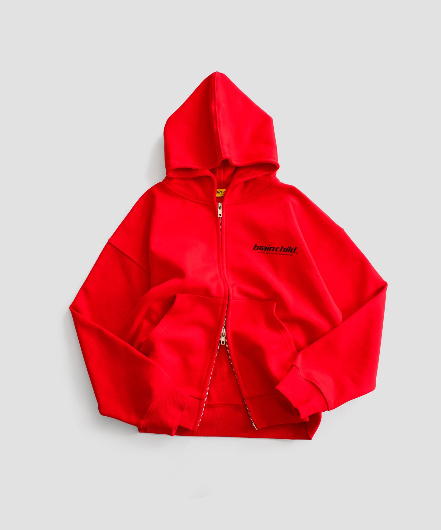 Logo Zip Hood - RED