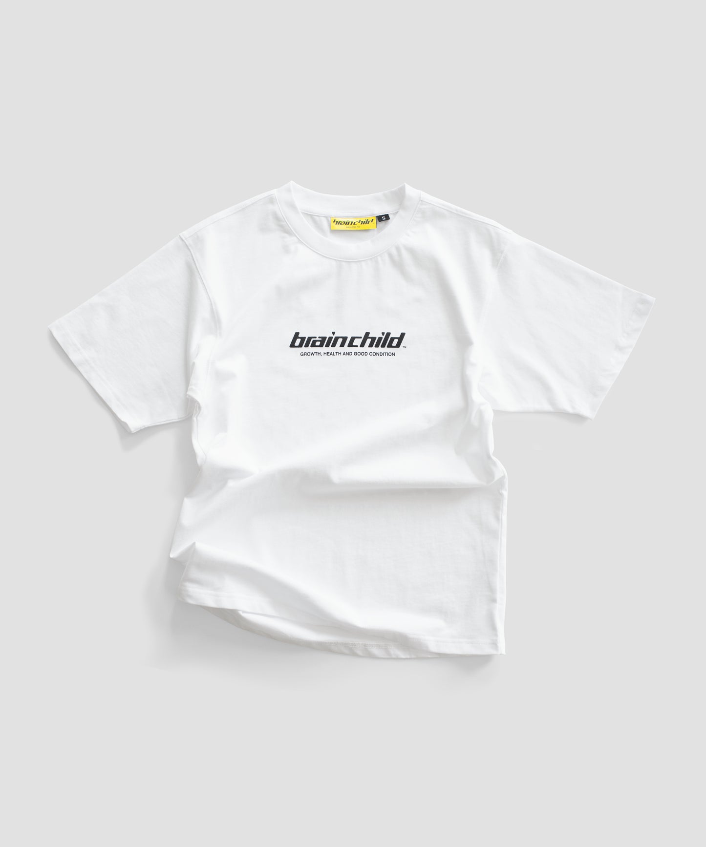 White Logo Tee